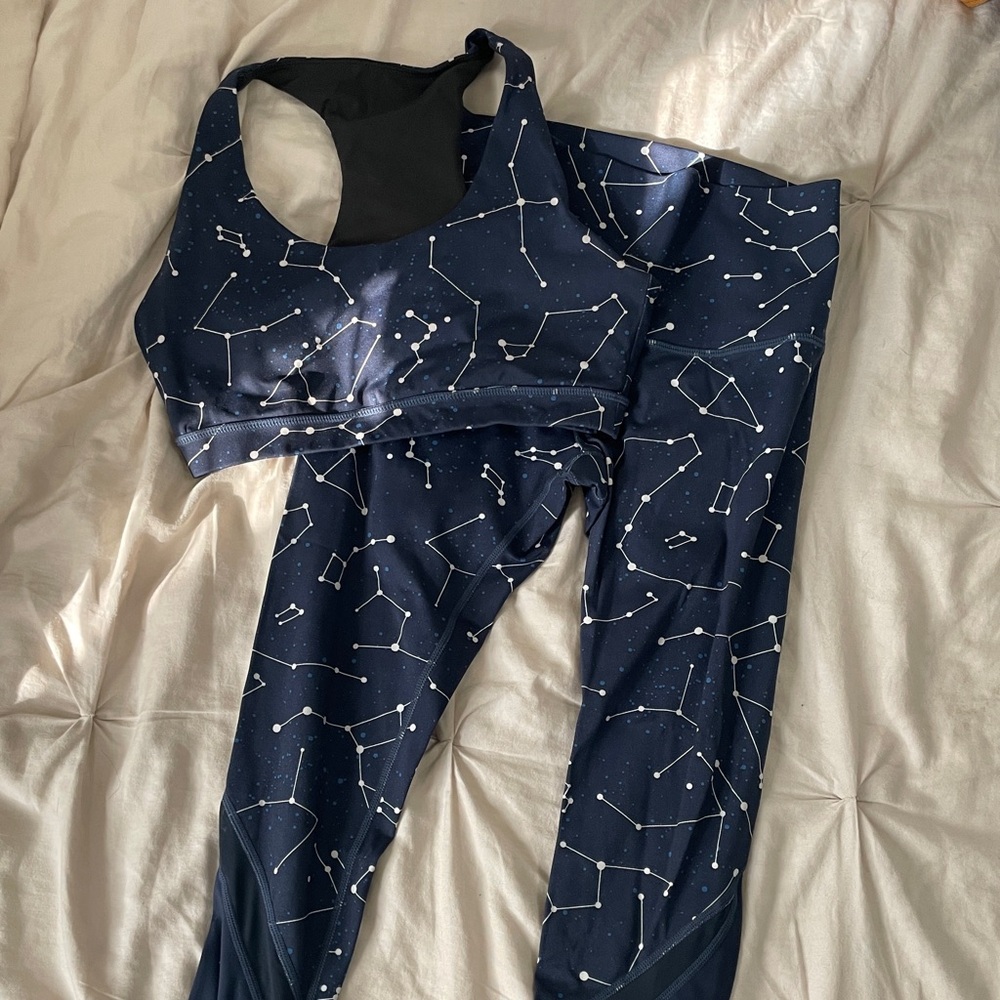 Popflex Zodiac set, pocket bra and high waisted 7/8 leggings